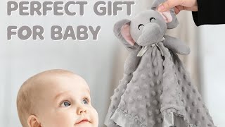 Pro Goleem Elephant Security Blanket, Soft Lovey Unisex Lovie Baby Gifts for Newborn Boys and Girls screenshot 5