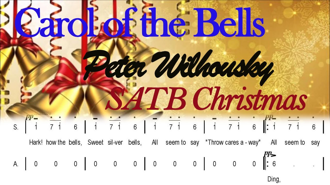 Carol of the bells by Peter J. Wilhousky SATB Notasi Angka HQ 720px ...