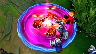 1 JHIN E/TEEMO R EXPLODING 10+ TIMES! (Bug)