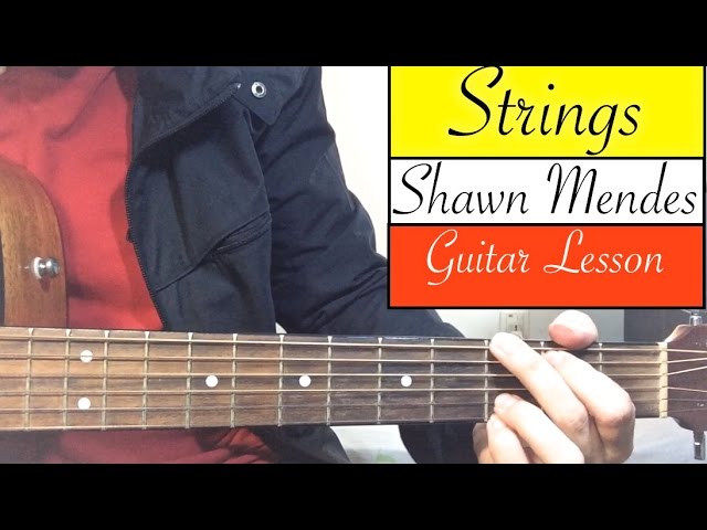 STRINGS | Shawn Mendes - Guitar Tutorial (Easy Lesson) class=