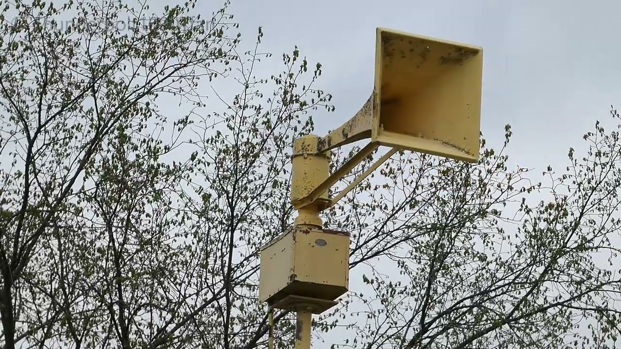 Federal Signal Thunderbolt 1000T Siren Test | Full Alert | Wales Township, MI | 5/5/25