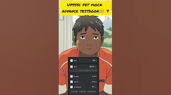 upsssc pet mock test#ytshort #testbook
