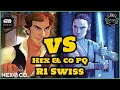 Star Wars Unlimited Hex &amp; Co NYC PQ Swiss Round 1 | KTOD Alex (Han1 Yellow) vs LinkWizard (Rey Blue)