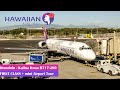 Hawaiian Airlines - Honolulu to Kailua Kona in FIRST CLASS + mini Airport Tour