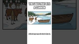 A 1-ton cannon fell through the ICE... they dove in after it?! 🥶 #shorts
