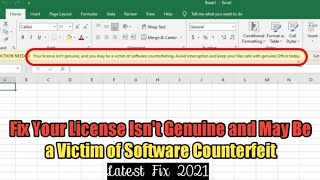 How To Fix Your License Isnt Genuine And May Be A Victim Of Software Counterfeit 100 Fix 2021
