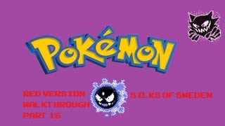 pokemon red version walkthrough part 16 - ghost tower