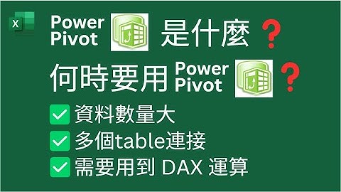 Excel Tips: Power Pivot是什麼 ❓ 何時要用Power Pivot❓