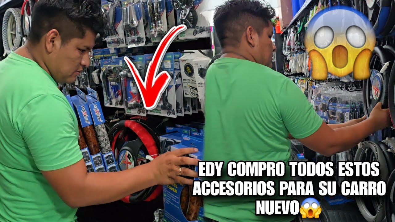 Ni Se Imaginan Todo Lo Que Compro EDY Para Su Carro Nuevo😱Asi Luce Con Sus Nuevos Accesorios😍