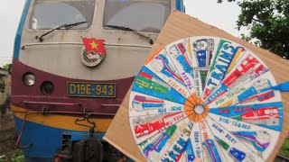 CATCH THE REAL TRAINS WITH WHEEL GAME 2023! THỬ THÁCH XOAY TRÚNG TÀU HỎA NÀO...LÀ BẮT ĐOÀN TÀU ĐÓ!!! screenshot 4