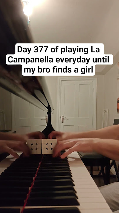 Day 377 of playing La Campanella #piano