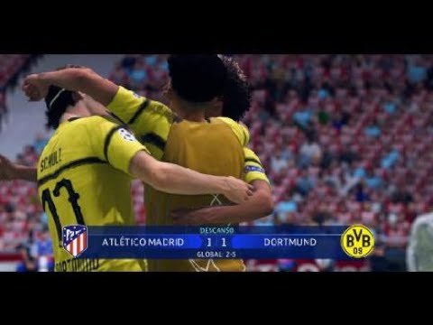 Semifinal UCL Borussia Dortmund vs atlético de Madrid vuelta 1 tiempo