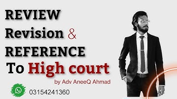 what is Review | what is reference | review revision Kya hota hai | what is Revision, cpc