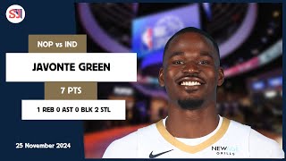 Javonte Green 7 Pts Vs Ind 25 Nov 24-25 Nop Highlights