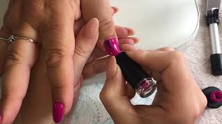 PURPLE AND TEAL SUMMER NAILS QUEEN OF DECALS FLOWER | Crystal Child