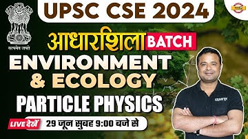 UPSC Environment and ecology | Particle physics |UPSC CSE 2024 Environment and ecology by Kapil Sir