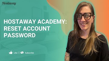 Hostaway Academy: Reset Password