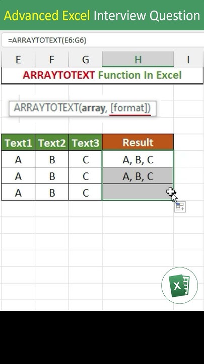 ARRAYTOTEXT function in excel | ARRAYTOTEXT formula in excel | excel ...