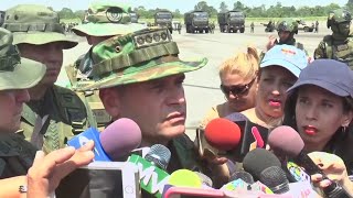 Venezuela realiza ejercicios militares en la frontera colombiana