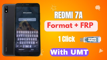 Redmi 7A Unloking with umt || 1click Format and FRP || New Trick
