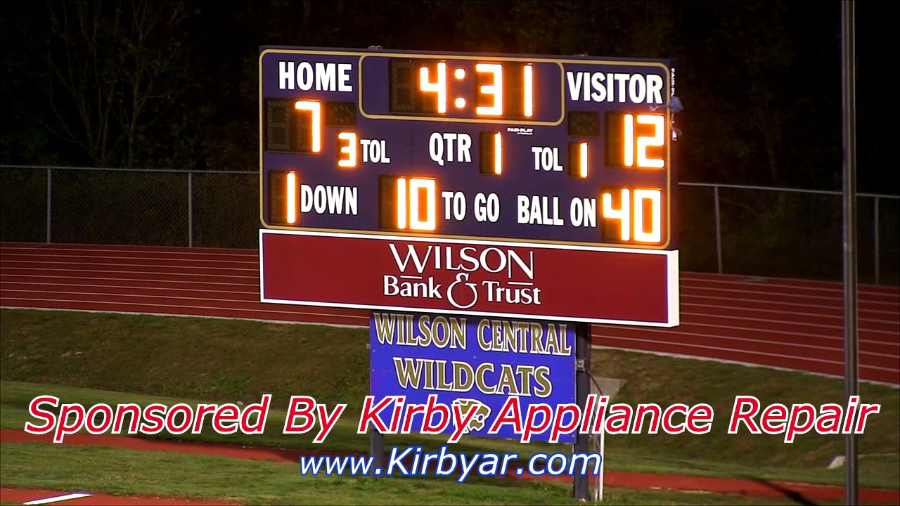 Lebanon High School football 10202017 YouTube