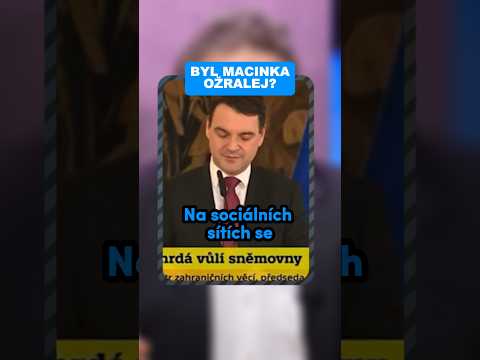 MACINKA prý nepil, protože má 2 DĚTI.