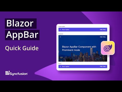 Blazor AppBar: The