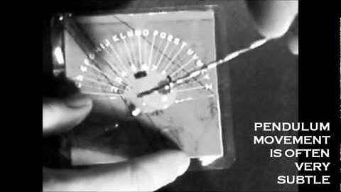 Modern Pendulum Dowsing: Using An Alphabet Chart