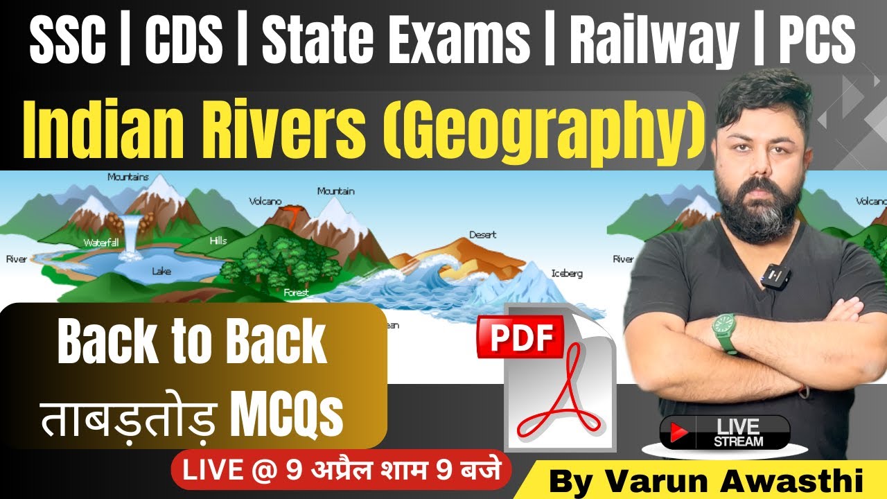 Indian Rivers | Ganga, Indus, Bramhaputra, Godavari, Narmada | Indian River System | Varun Awasthi