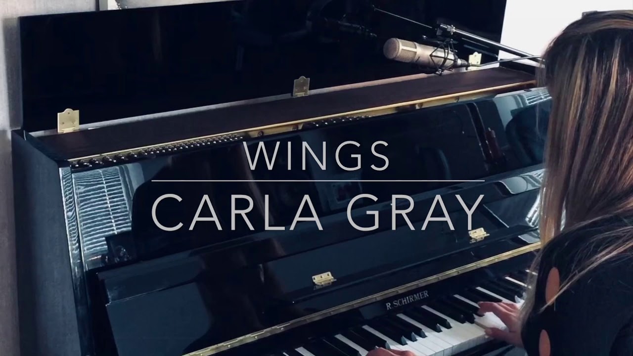 Wings By Birdy PianoCover by Carla Gray YouTube