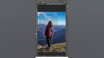 How To Convert Vertical Images into Horizontal #shorts #photoshop tutorial