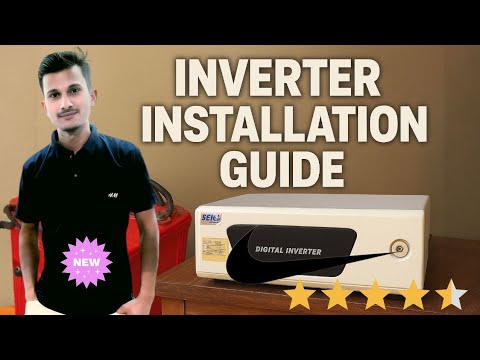Ups Inverter Installation Step by Step | Home Inverter Battery Wiring ...