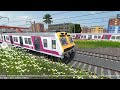 🚂🚃 EMU mumbai 🚏 Local train door view High school 🎒 Draiv RG TRAIN TECH DEMO