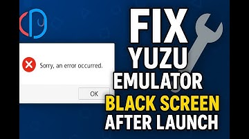 🛠 Fix Yuzu Emulator "Sorry, an error occurred" | Crash & Freeze Solution 2025