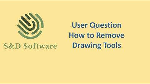 How to remove drawing tools in TradeStation