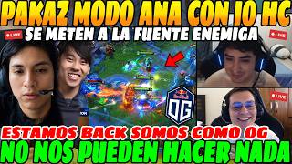 😲PAKAZS activa modo ANA con IO CARRY, Se meten a la FUENTE ENEMIGA! Estamos BACK, HORA de REGRESAR😲