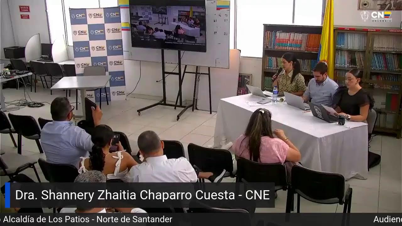 Audiencia Pública CNE Revocatoria de Mandato Alcaldía de Los Patios - Norte de Santander