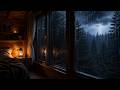 Distant Thunder Over Rainy Night Forest | Deep Sleep Ambience (Black Screen, No Ads, 10 Hours)
