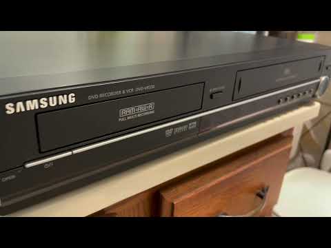 Samsung DVD-VR330 VCR to DVD Recorder & Player Combo Black