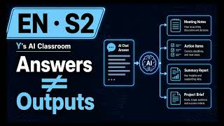 Stop Asking AI for Answers. Start Asking for Outputs.