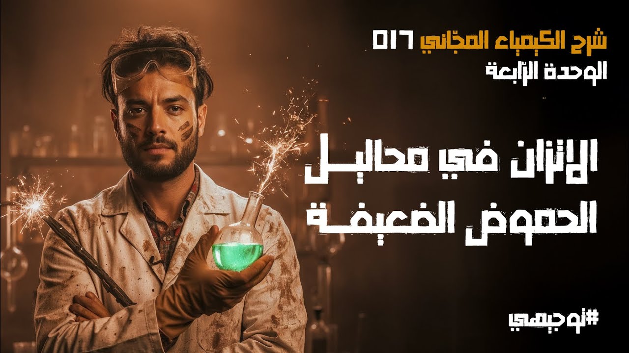 الاتزان في محاليل الحموض الضعيفة | 17 | توجيهي 2008 | محمد أبو الهيجاء