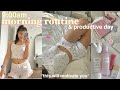 Realistic 9am morning routine to night routine  healthy habits  sunday reset