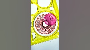 Spiral Geometry in Motion 🌀 #Spirograph #Shorts #Satisfying #Geometryart