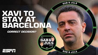 ‘IT’S BAD FOR XAVI!’ Has the Barcelona legend made the correct decision to stay? | ESPN FC