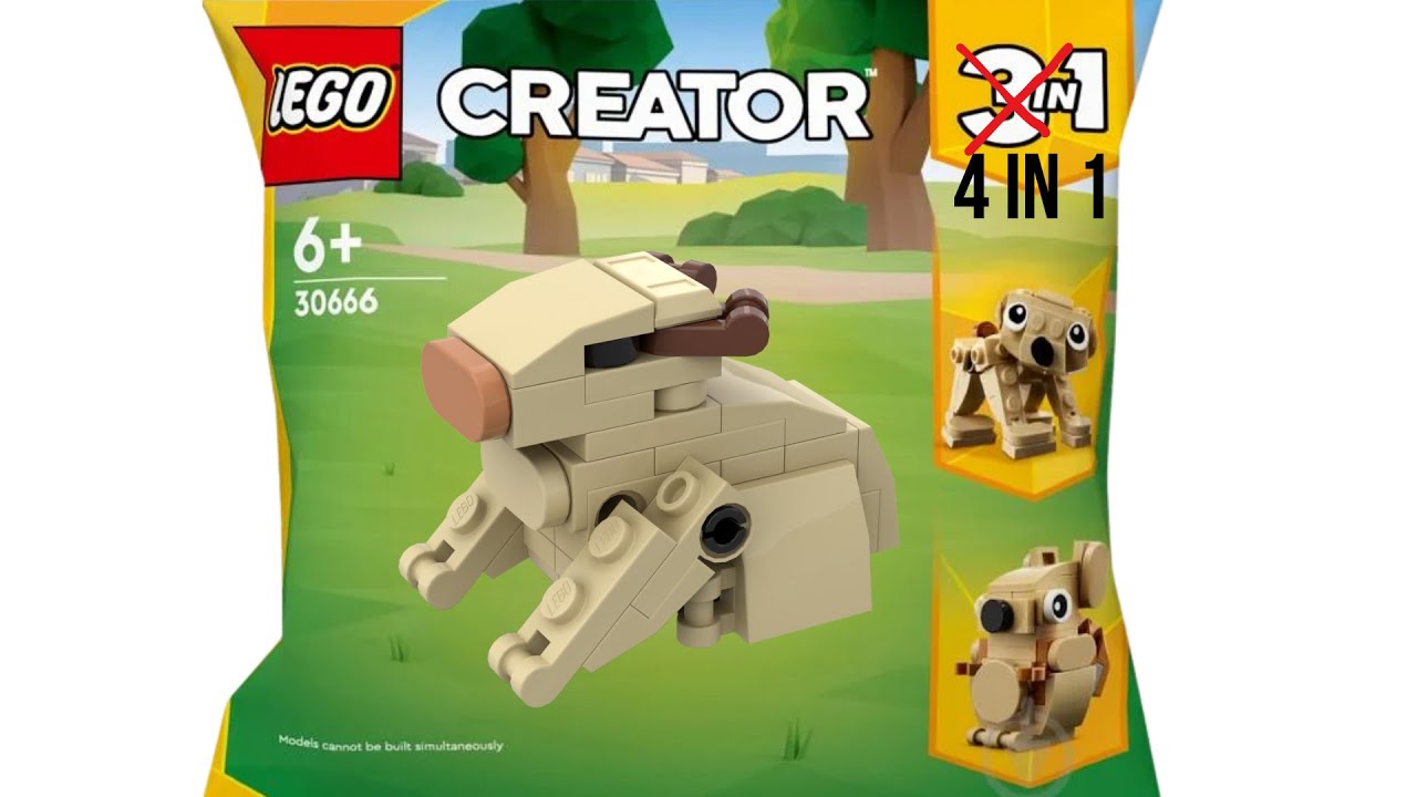 Lego Creator 30666 capybara - YouTube