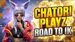 🔴 Free Fire Live | Road to 1K Subscribers 💥 | UID Check + Custom Room chatori playz 🎀