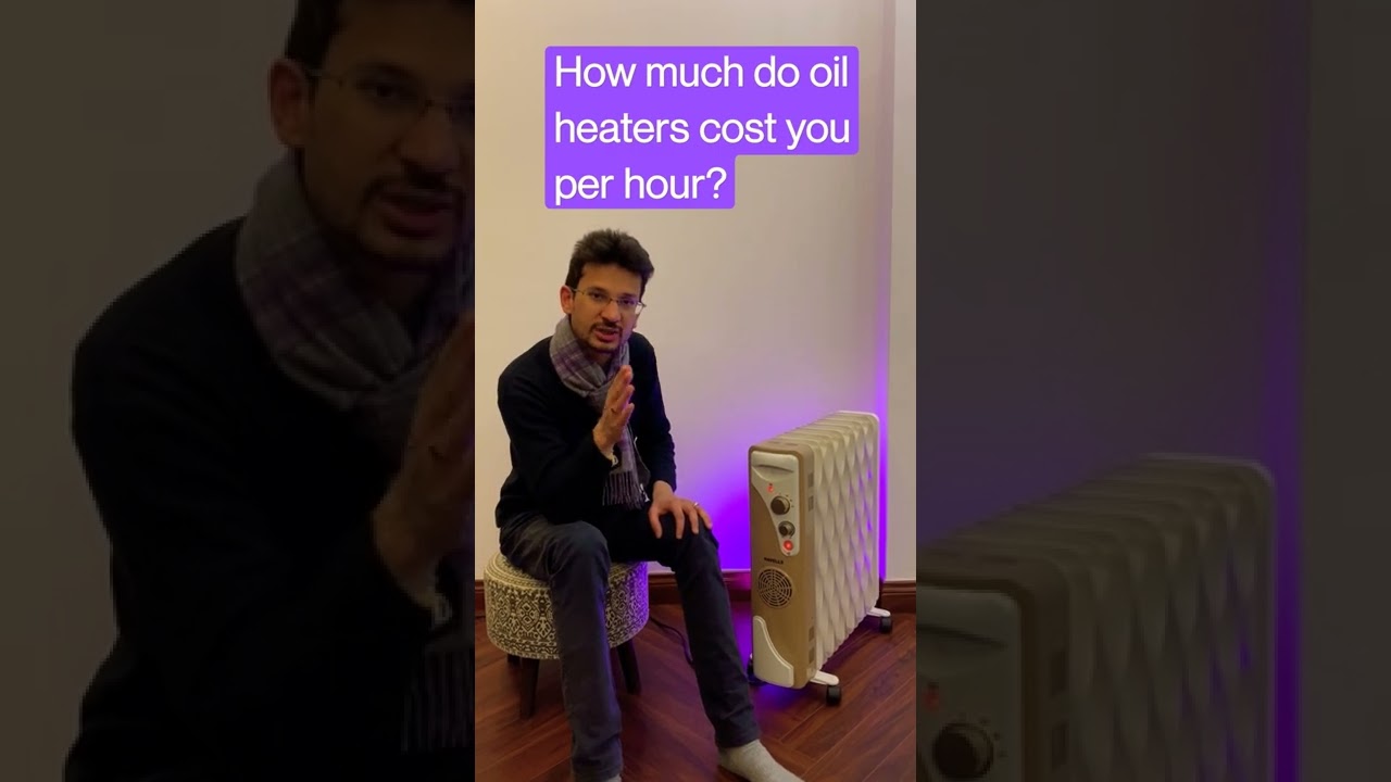 How much do oil heaters cost you per hour on continuous running? #shorts -  YouTube