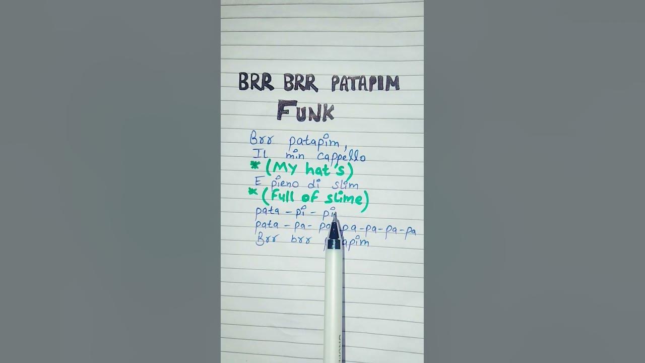 🧠💥BRR BRR PATAPIM FUNK - SXYGX xScythermane (Lyrics + English Translation) #trendingsong #viral