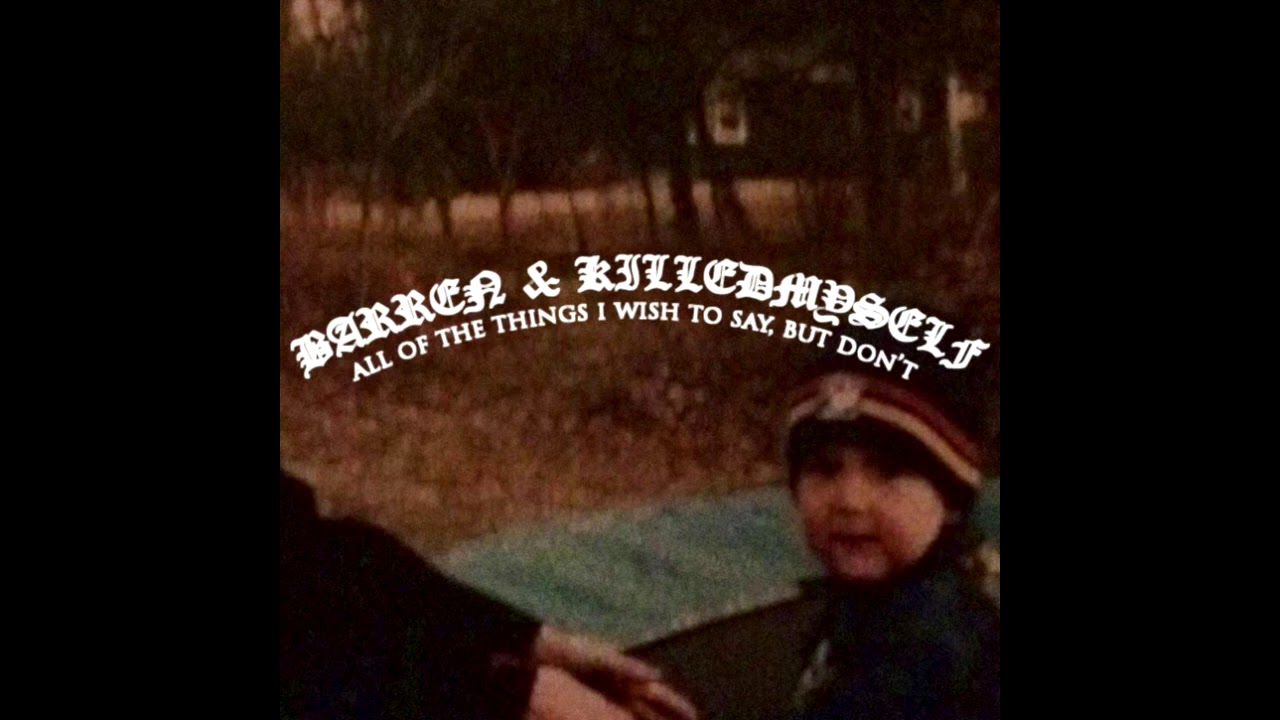 barren x killedmyself - all of the things i wish to say, but dont