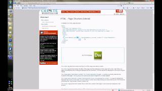 HTML Page Structure